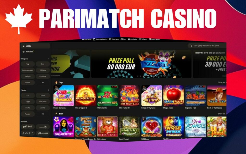 Exciting Games at Parimatch online Casino