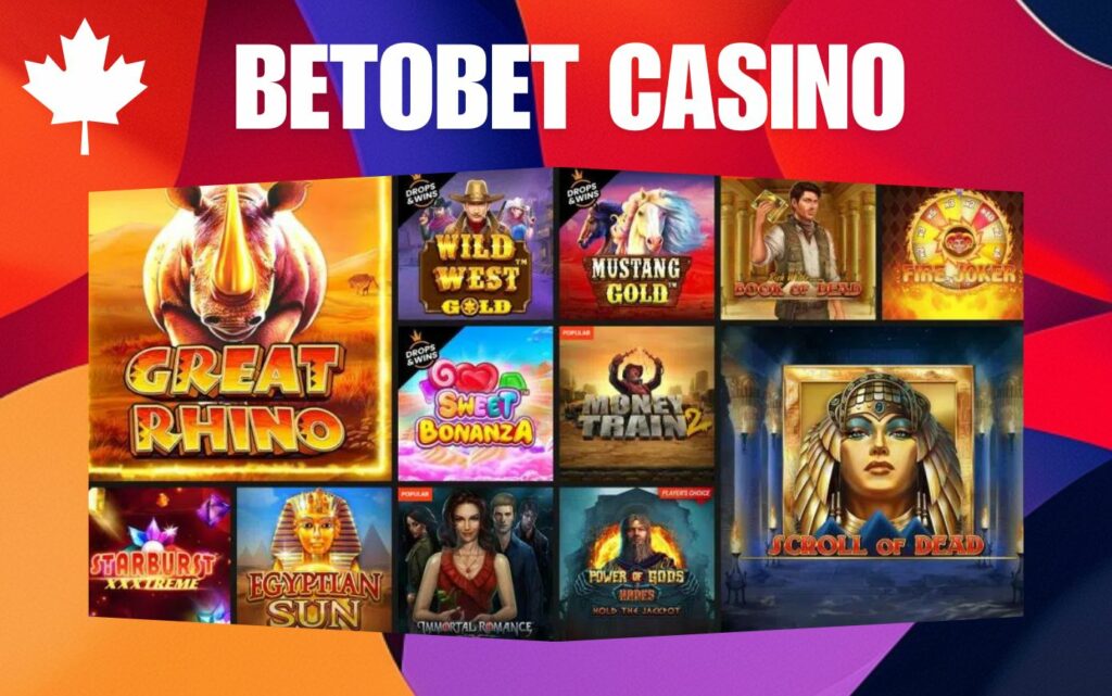 different Betobet casino games overview